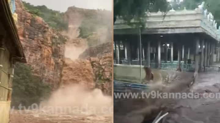 TTD: ತಿರುಪತಿಯಲ್ಲಿ ಭಾರಿ ಮಳೆ, ಪ್ರವಾಹದ ಸ್ಥಿತಿ ನಿರ್ಮಾಣ; ವಿಡಿಯೋ ನೋಡಿ TTD: ತಿರುಪತಿಯಲ್ಲಿ ಭಾರಿ ಮಳೆ, ಪ್ರವಾಹದ ಸ್ಥಿತಿ ನಿರ್ಮಾಣ; ವಿಡಿಯೋ ನೋಡಿ