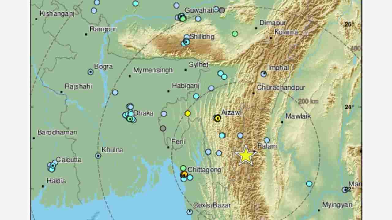 Earthquake: ಭಾರತ- ಮ್ಯಾನ್ಮಾರ್ ಗಡಿಯಲ್ಲಿ 6 ತೀವ್ರತೆಯ ಭೂಕಂಪ; ಕೋಲ್ಕತ್ತಾ, ಗುವಾಹಟಿಯಲ್ಲೂ ಕಂಪನದ ಅನುಭವ