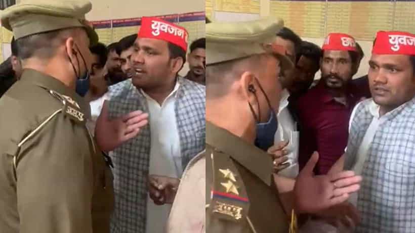 ನಮ್ಮ ಬಾವುಟ ತೆರವುಗೊಳಿಸಿದರೆ, ನಿಮ್ಮ ಬ್ಯಾಡ್ಜ್ ಕಿತ್ತು ತೆಗೆಯುತ್ತೇನೆ-ಪೊಲೀಸ್ ಅಧಿಕಾರಿಗೇ ಧಮ್ಕಿ ಹಾಕಿದ ಎಸ್ಪಿ ಮುಖಂಡ