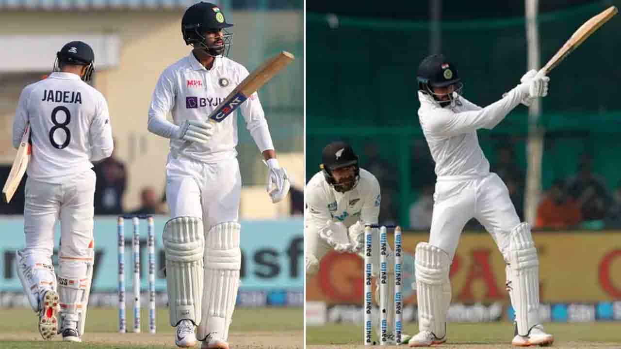 IND vs NZ, 1st Test, Day 2: ಕುತೂಹಲ ಕೆರಳಿಸಿದ ಎರಡನೇ ದಿನದಾಟ: ಶತಕದತ್ತ ಅಯ್ಯರ್: 400ರ ಗಡಿ ದಾಟುತ್ತಾ ಭಾರತ IND vs NZ, 1st Test, Day 2: ಕುತೂಹಲ ಕೆರಳಿಸಿದ ಎರಡನೇ ದಿನದಾಟ: ಶತಕದತ್ತ ಅಯ್ಯರ್: 400ರ ಗಡಿ ದಾಟುತ್ತಾ ಭಾರತ