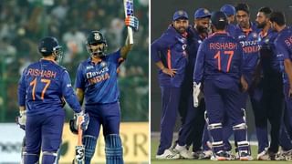 India vs New Zealand: ಭಾರತ- ನ್ಯೂಜಿಲೆಂಡ್ ಪಂದ್ಯದ ನಡುವೆ ಮೊಹಮ್ಮದ್ ಸಿರಾಜ್​ಗೆ ಹೊಡೆದ ರೋಹಿತ್ ಶರ್ಮಾ