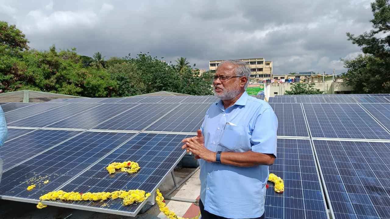 ರಾಜ್ಯದಲ್ಲಿ ಪ್ರಥಮ: ರಾಜಾಜಿನಗರ ಬಿಬಿಎಂಪಿ ಕಟ್ಟಡದ ಮೇಲೆ ಸೋಲಾರ್ ವಿದ್ಯುತ್ ಘಟಕ ಅಳವಡಿಕೆ!