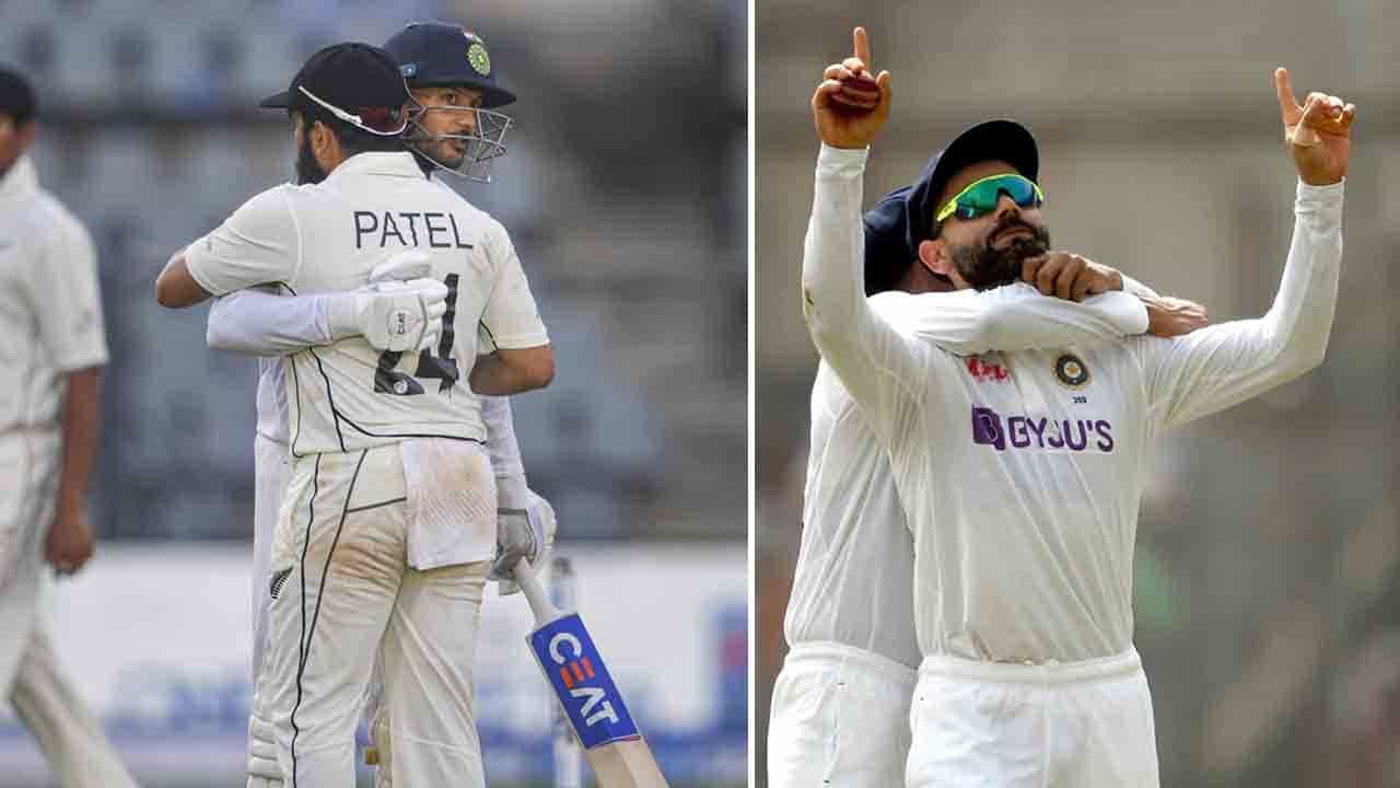 India vs New Zealand: ಗೆಲುವಿನ ನಿಶ್ಚಿತ ಹಾದಿಯಲ್ಲಿ ಟೀಮ್ ಇಂಡಿಯಾ: ಇಂದೇ ಮುಗಿಯುತ್ತಾ ಎರಡನೇ ಟೆಸ್ಟ್? India vs New Zealand: ಗೆಲುವಿನ ನಿಶ್ಚಿತ ಹಾದಿಯಲ್ಲಿ ಟೀಮ್ ಇಂಡಿಯಾ: ಇಂದೇ ಮುಗಿಯುತ್ತಾ ಎರಡನೇ ಟೆಸ್ಟ್?