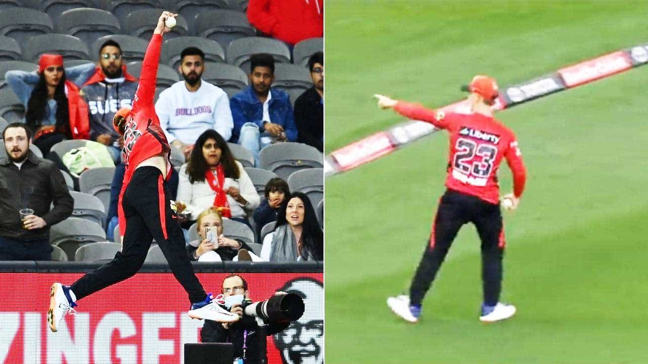 BBL 2021 Video: ಅದ್ಭುತ ಕ್ಯಾಚ್ ಹಿಡಿದು ಎಲ್ಲರನ್ನು ನಿಬ್ಬೆರಗಾಗಿಸಿದ ಜೇಕ್..! BBL 2021 Video: ಅದ್ಭುತ ಕ್ಯಾಚ್ ಹಿಡಿದು ಎಲ್ಲರನ್ನು ನಿಬ್ಬೆರಗಾಗಿಸಿದ ಜೇಕ್..!