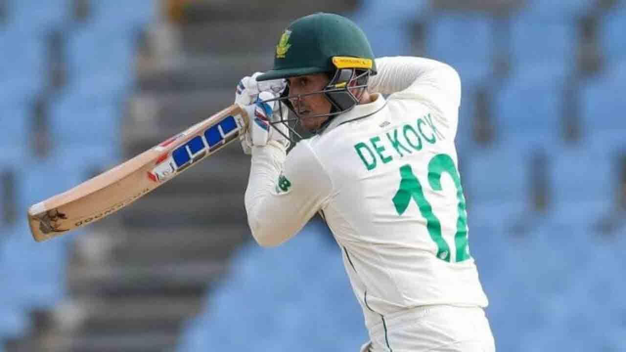 Quinton de Kock retires: ಭಾರತ ವಿರುದ್ಧದ ಸೋಲಿನ ಬೆನ್ನಲ್ಲೇ ಟೆಸ್ಟ್ ಕ್ರಿಕೆಟ್ಗೆ ದಿಢೀರ್ ವಿದಾಯ ಹೇಳಿದ ಕ್ವಿಂಟನ್ ಡಿಕಾಕ್ Quinton de Kock retires: ಭಾರತ ವಿರುದ್ಧದ ಸೋಲಿನ ಬೆನ್ನಲ್ಲೇ ಟೆಸ್ಟ್ ಕ್ರಿಕೆಟ್ಗೆ ದಿಢೀರ್ ವಿದಾಯ ಹೇಳಿದ ಕ್ವಿಂಟನ್ ಡಿಕಾಕ್