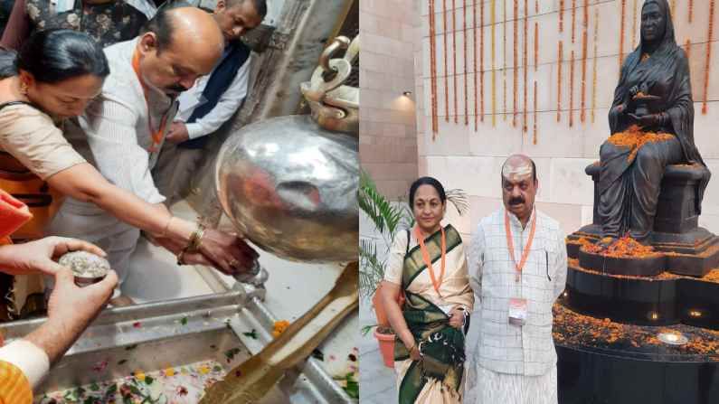ಪತ್ನಿ ಚನ್ನಮ್ಮ ಅವರೊಂದಿಗೆ ಕಾಶಿ ವಿಶ್ವನಾಥನ ಸನ್ನಿಧಿಯಲ್ಲಿ ಸಿಎಂ ಬಸವರಾಜ ಬೊಮ್ಮಾಯಿ ಪೂಜೆ ಸಲ್ಲಿಸಿದರು,
