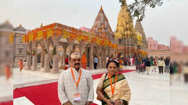 ಕಾಶಿಗೆ ಸಿಎಂ ಬಸವರಾಜ ಬೊಮ್ಮಾಯಿ ಪತ್ನಿ ಚನ್ನಮ್ಮ ಜತೆ ಭೇಟಿ ನೀಡಿದ ಸಂದರ್ಭ