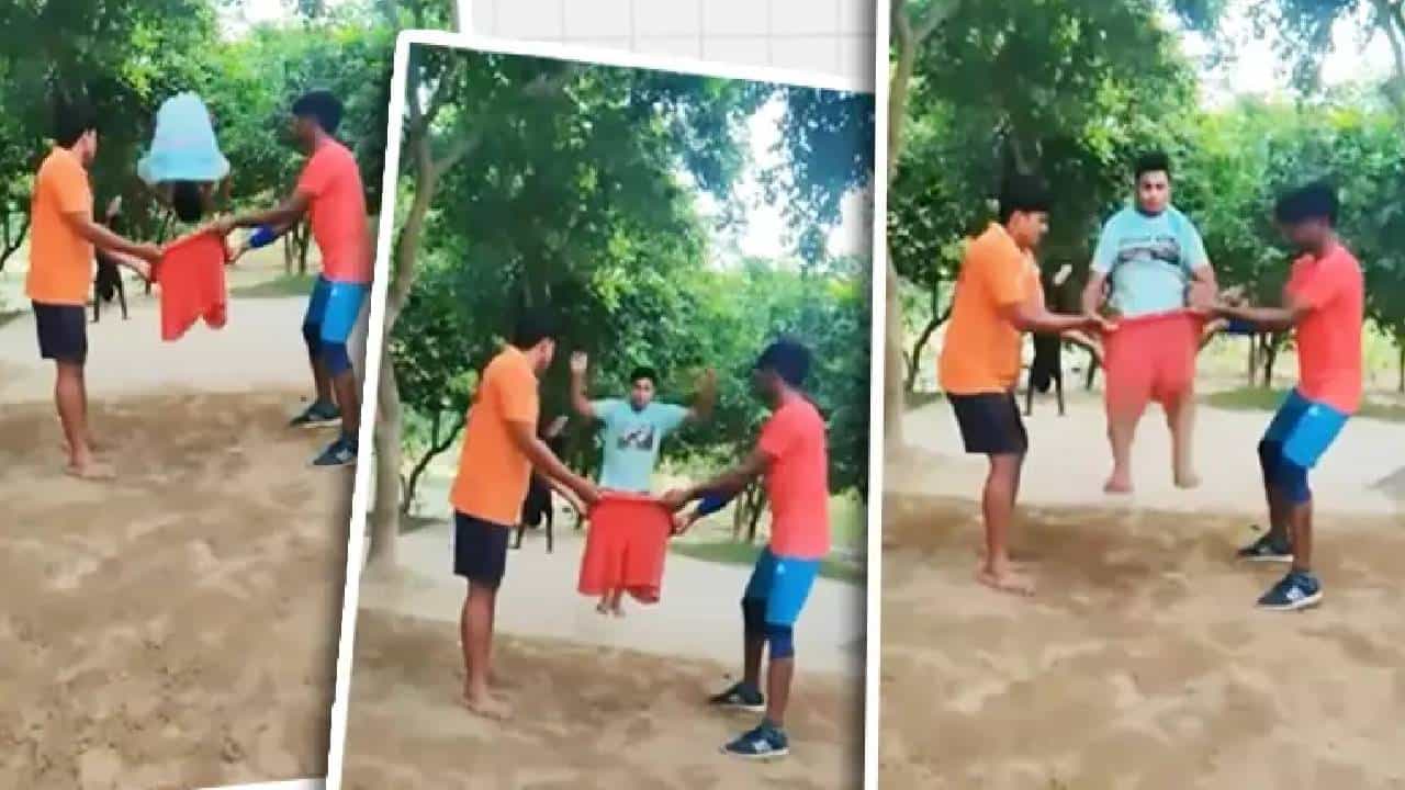 ಪಲ್ಟಿ ಹೊಡೆದು ಬಂದು ಶಾರ್ಟ್ ಪ್ಯಾಂಟ್ ಧರಿಸಿದ ಯುವಕ; ಅಚ್ಚರಿ ವ್ಯಕ್ತಪಡಿಸಿದ ನೆಟ್ಟಿಗರು ಪಲ್ಟಿ ಹೊಡೆದು ಬಂದು ಶಾರ್ಟ್ ಪ್ಯಾಂಟ್ ಧರಿಸಿದ ಯುವಕ; ಅಚ್ಚರಿ ವ್ಯಕ್ತಪಡಿಸಿದ ನೆಟ್ಟಿಗರು