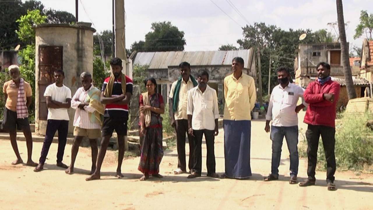 chennai express high way construction farmers who lost land accuses high way development officer
