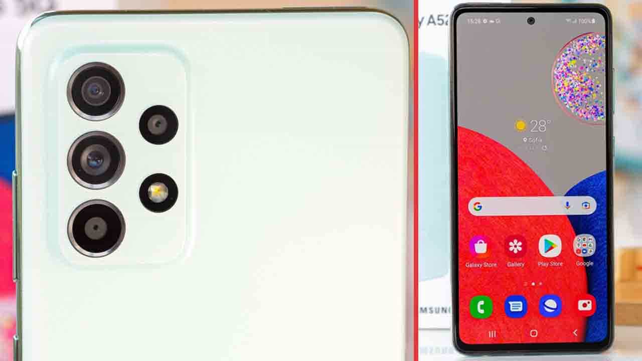 ಸ್ಮಾರ್ಟ್ಫೋನ್ ದೈತ್ಯ ಸ್ಯಾಮ್ಸಂಗ್ (Samsung) ಕಂಪನಿ ಈಗೀಗ ತನ್ನ ಫೋನ್ಗಳ ಬೆಲೆಯನ್ನು ಉಳಿಕೆ ಮಾಡುತ್ತಿದೆ. ಇತ್ತೀಚೆಗಷ್ಟೆ ಗ್ಯಾಲಕ್ಸಿ A12 ಫೋನ್ ಬೆಲೆಯಲ್ಲಿ 1000 ರೂ. ಖಡಿತ ಮಾಡಿತ್ತು. ಎರಡು ದಿನಗಳ ಹಿಂದೆಯಷ್ಟೆ ಗ್ಯಾಲಕ್ಸಿ S21 FE 5G ಸ್ಮಾರ್ಟ್ಫೋನ್ ಬೆಲೆಯಲ್ಲಿ ಭರ್ಜರಿ ಡಿಸ್ಕೌಂಟ್ ಘೋಷಿಸಿತ್ತು. ಇದೀಗ ಗ್ಯಾಲಕ್ಸಿ A52s ಸ್ಮಾರ್ಟ್ಫೋನ್ನ ಸರದಿ. ಈ ಸ್ಮಾರ್ಟ್ಫೋನ್ನ ಬೆಲೆ ಗಣನೀಯವಾಗಿ ಕಡಿತಗೊಂಡಿದೆ. ಇದರ ಮೇಲೆ 5,000 ರೂ. ಗಳ ಭಾರೀ ಬೆಲೆ ಕಡಿತವನ್ನು ಸ್ಯಾಮ್ಸಂಗ್ ಪ್ರಕಟಿಸಿದೆ.