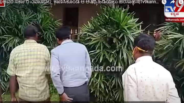 ಸಿದ್ದರಾಮಯ್ಯನವರ ಸರ್ಕಾರೀ ಬಂಗ್ಲೆ ಆವರಣದಲ್ಲಿ ಕೆರೆಹಾವು ಕಾಣಿಸಿಕೊಂಡಿತಾದರೂ ಬಿಬಿಎಮ್ಪಿ ಸಿಬ್ಬಂದಿಗೆ ಸಿಗಲಿಲ್ಲ! ಸಿದ್ದರಾಮಯ್ಯನವರ ಸರ್ಕಾರೀ ಬಂಗ್ಲೆ ಆವರಣದಲ್ಲಿ ಕೆರೆಹಾವು ಕಾಣಿಸಿಕೊಂಡಿತಾದರೂ ಬಿಬಿಎಮ್ಪಿ ಸಿಬ್ಬಂದಿಗೆ ಸಿಗಲಿಲ್ಲ!