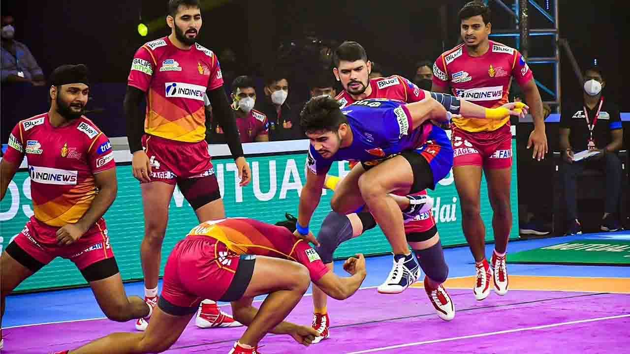 Pro Kabaddi: ಪ್ರೊ ಕಬಡ್ಡಿಯಲ್ಲಿ ಮತ್ತೊಂದು ರೋಚಕ ಕದನ: 36-35 ಅಂಕಗಳಿಂದ ಗೆದ್ದ ದಬಂಗ್ ಡೆಲ್ಲಿ