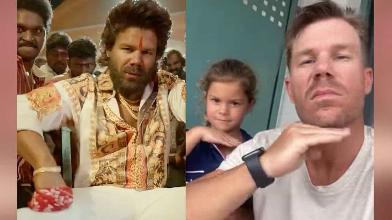 David Warner: ಮಗಳ ಜತೆ ‘ಪುಷ್ಪ’ದ ಮಾಸ್ ಡೈಲಾಗ್ ಹೇಳಿದ ವಾರ್ನರ್; ಫಿದಾ ಆದ ಫ್ಯಾನ್ಸ್- ವಿಡಿಯೋ ಇಲ್ಲಿದೆ David Warner: ಮಗಳ ಜತೆ ‘ಪುಷ್ಪ’ದ ಮಾಸ್ ಡೈಲಾಗ್ ಹೇಳಿದ ವಾರ್ನರ್; ಫಿದಾ ಆದ ಫ್ಯಾನ್ಸ್- ವಿಡಿಯೋ ಇಲ್ಲಿದೆ