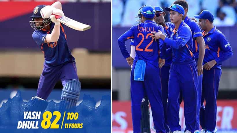 U19 World Cup 2022: ಯಶ್ ಧುಲ್ ಭರ್ಜರಿ ಆಟ: ಅಂಡರ್-19 ವಿಶ್ವಕಪ್ನ ಮೊದಲ ಪಂದ್ಯದಲ್ಲೇ ಭಾರತಕ್ಕೆ ಗೆಲುವು