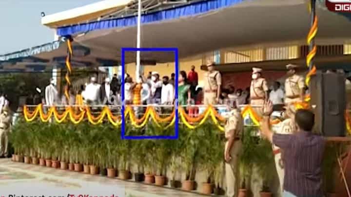 ಚಿಕ್ಕಬಳ್ಳಾಪುರ ಉಸ್ತುವಾರಿ ಎಮ್ಟಿಬಿ ನಾಗರಾಜ್ ಸಚಿವ ಧ್ವಜ ಹಾರಿಸಲು ಕಷ್ಟಪಟ್ಟರೆ, ಬ್ಯಾಂಡ್ನವರು ರಾಷ್ಟ್ರಗೀತೆ ನುಡಿಸಲು! ಚಿಕ್ಕಬಳ್ಳಾಪುರ ಉಸ್ತುವಾರಿ ಎಮ್ಟಿಬಿ ನಾಗರಾಜ್ ಸಚಿವ ಧ್ವಜ ಹಾರಿಸಲು ಕಷ್ಟಪಟ್ಟರೆ, ಬ್ಯಾಂಡ್ನವರು ರಾಷ್ಟ್ರಗೀತೆ ನುಡಿಸಲು!