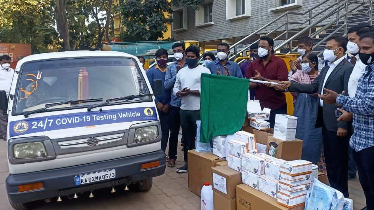 ಬಿಬಿಎಂಪಿ ವತಿಯಿಂದ ಕೋವಿಡ್ ಸಂಚಾರಿ ಪರೀಕ್ಷಾ ಘಟಕಕ್ಕೆ ಇಂದು ಹಸಿರು ನಿಶಾನೆ ಬಿಬಿಎಂಪಿ ವತಿಯಿಂದ ಕೋವಿಡ್ ಸಂಚಾರಿ ಪರೀಕ್ಷಾ ಘಟಕಕ್ಕೆ ಇಂದು ಹಸಿರು ನಿಶಾನೆ