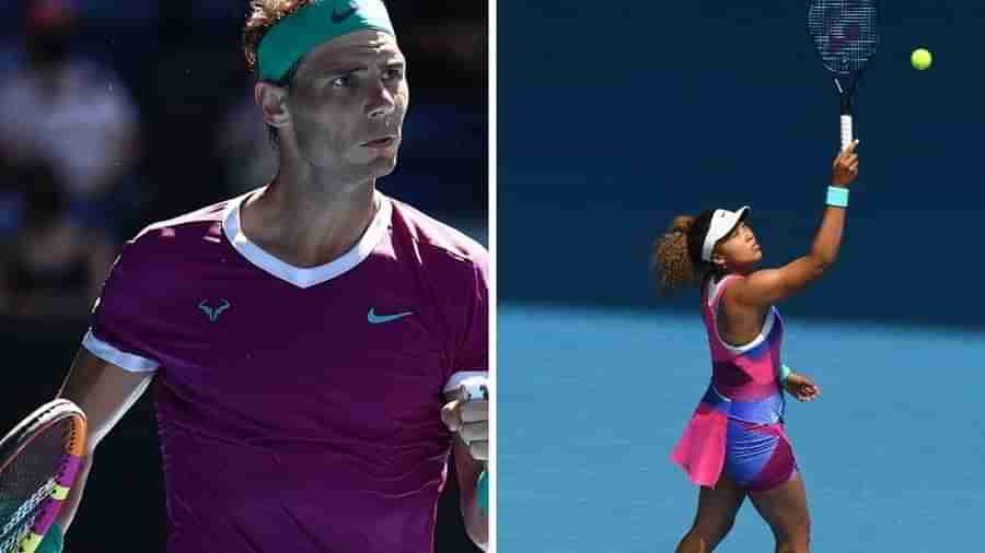 Australian Open: 21ನೇ ಗ್ರ್ಯಾಂಡ್ ಸ್ಲಾಮ್ ಮೇಲೆ ಕಣ್ಣಿಟ್ಟಿರುವ ನಡಾಲ್​ಗೆ ಶುಭಾರಂಭ; ನವೋಮಿ ಒಸಾಕಾಗೂ ಜಯ