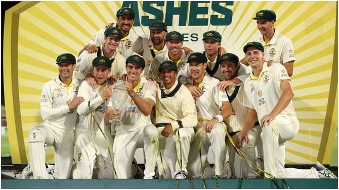 ICC WTC Points Table: ಆಶಸ್ ಗೆದ್ದ ಆಸೀಸ್; ಡಬ್ಲ್ಯುಟಿಸಿ ಪಾಯಿಂಟ್ ಪಟ್ಟಿಯಲ್ಲಿ ಬದಲಾವಣೆ; ಭಾರತದ ಸ್ಥಾನ ಹೀಗಿದೆ ICC WTC Points Table: ಆಶಸ್ ಗೆದ್ದ ಆಸೀಸ್; ಡಬ್ಲ್ಯುಟಿಸಿ ಪಾಯಿಂಟ್ ಪಟ್ಟಿಯಲ್ಲಿ ಬದಲಾವಣೆ; ಭಾರತದ ಸ್ಥಾನ ಹೀಗಿದೆ