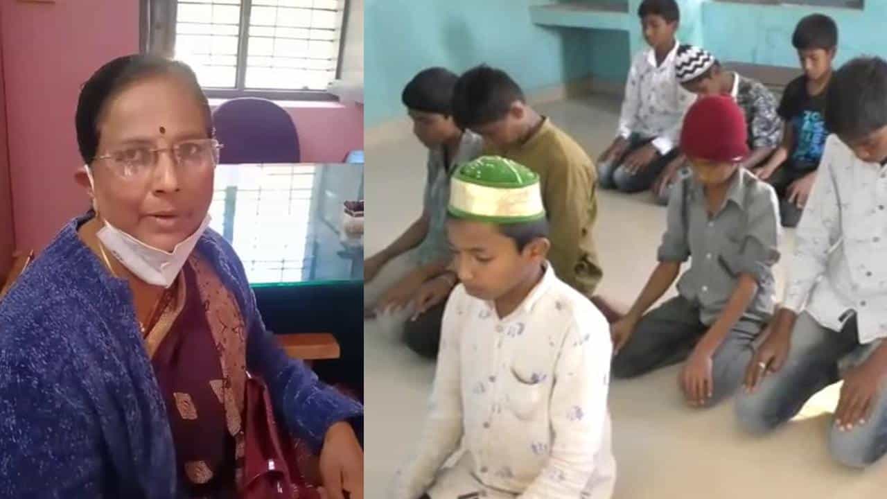 ಸರ್ಕಾರಿ ಶಾಲೆ ಕೊಠಡಿಯಲ್ಲಿ ನಮಾಜ್ ಮಾಡಿದ ಪ್ರಕರಣ; ಶಾಲಾ ಮುಖ್ಯ ಶಿಕ್ಷಕಿ ಉಮಾದೇವಿ ಅಮಾನತು ಸರ್ಕಾರಿ ಶಾಲೆ ಕೊಠಡಿಯಲ್ಲಿ ನಮಾಜ್ ಮಾಡಿದ ಪ್ರಕರಣ; ಶಾಲಾ ಮುಖ್ಯ ಶಿಕ್ಷಕಿ ಉಮಾದೇವಿ ಅಮಾನತು