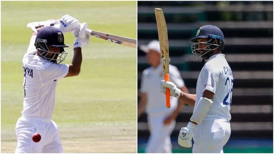 IND vs SA: ಶತಕದ ಜೊತೆಯಾಟ; ಮಾಡು ಇಲ್ಲವೇ ಮಡಿ ಪಂದ್ಯದಲ್ಲಿ ಅರ್ಧಶತಕ ಸಿಡಿಸಿದ ರಹಾನೆ- ಪೂಜಾರ! IND vs SA: ಶತಕದ ಜೊತೆಯಾಟ; ಮಾಡು ಇಲ್ಲವೇ ಮಡಿ ಪಂದ್ಯದಲ್ಲಿ ಅರ್ಧಶತಕ ಸಿಡಿಸಿದ ರಹಾನೆ- ಪೂಜಾರ!