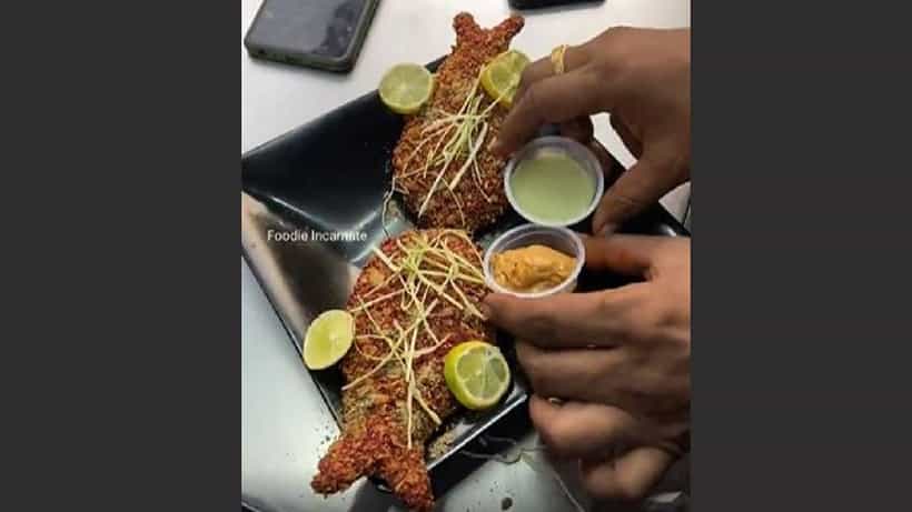 Viral Video; ಕಲರ್ಫುಲ್ ಸೋಯಾಬಿನ್ ವೆಜ್ ಫಿಶ್ ನೋಡಿ ವಾವ್ ಎಂದ ನೆಟ್ಟಿಗರು