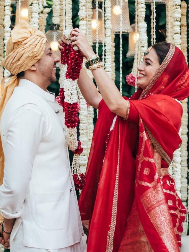 Diya Mirza and Vaibhav Rekhi