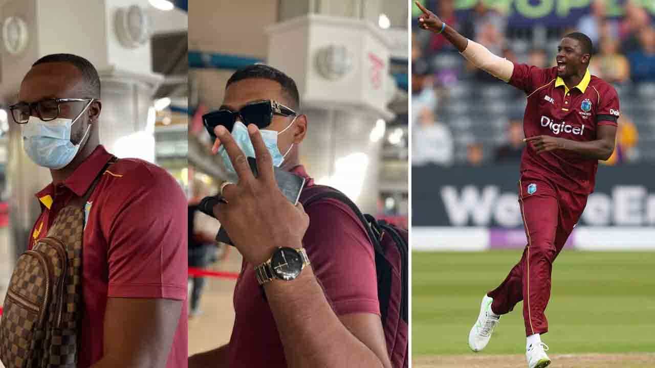 Jason Holder: ಭಾರತವನ್ನು ಅವರ ನೆಲದಲ್ಲೇ ಸೋಲಿಸುತ್ತೇವೆ: ಭಾರತದ ಫ್ಲೈಟ್ ಏರುವ ಮುನ್ನ ವಿಂಡೀಸ್ ಆಟಗಾರನ ಮಾತು Jason Holder: ಭಾರತವನ್ನು ಅವರ ನೆಲದಲ್ಲೇ ಸೋಲಿಸುತ್ತೇವೆ: ಭಾರತದ ಫ್ಲೈಟ್ ಏರುವ ಮುನ್ನ ವಿಂಡೀಸ್ ಆಟಗಾರನ ಮಾತು