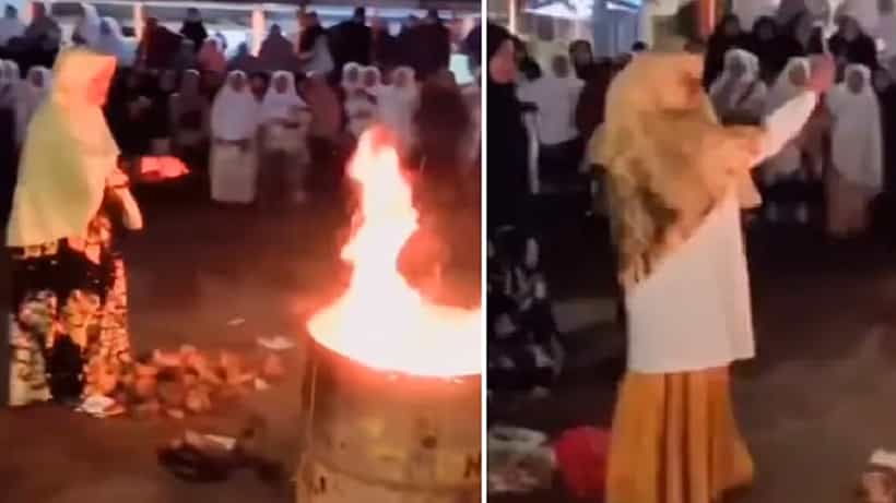 Shocking Video: ವಿದ್ಯಾರ್ಥಿಗಳ ಮೊಬೈಲ್ಗಳನ್ನು ಕಸಿದುಕೊಂಡು ಸುಟ್ಟು ಹಾಕಿದ ಶಿಕ್ಷಕರು; ಶಾಕಿಂಗ್ ವಿಡಿಯೋ ಇಲ್ಲಿದೆ