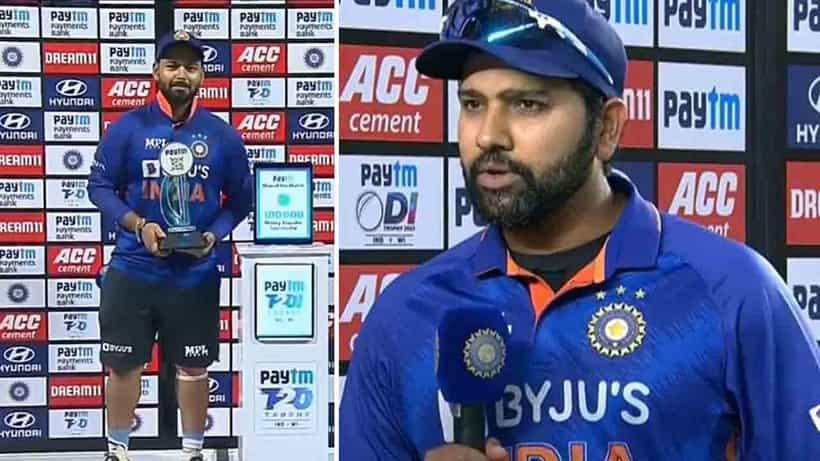 Rishabh Pant: ರಿಷಭ್ ಪಂತ್ಗೆ ಪಂದ್ಯಶ್ರೇಷ್ಠ ಕೊಟ್ಟಿದ್ದಕ್ಕೆ ಶಾಕ್ ಆದ ರೋಹಿತ್ ಶರ್ಮಾ: ಆಡಿದ ಮಾತು ಮೈಕ್ನಲ್ಲಿ ಸೆರೆ