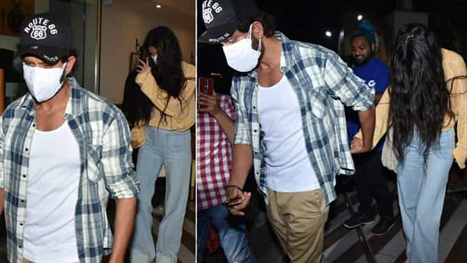 Hrithik Roshan: ತಲೆಗೂದಲಿನಿಂದ ಮುಖ ಮುಚ್ಚಿಕೊಂಡ ಸಬಾ; ಕೈಹಿಡಿದು ಕರೆದೊಯ್ದ ಹೃತಿಕ್- ರೂಮರ್ ಜೋಡಿಯ ಫೋಟೋ ವೈರಲ್