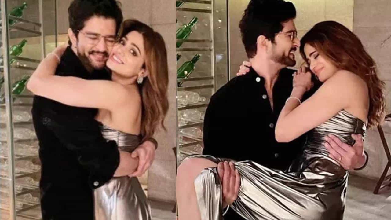 Shamita Shetty: ಗೆಳೆಯ ರಾಕೇಶ್​ಗೆ ಶಮಿತಾ ಪ್ರೀತಿಯ ಕಿಸ್; ಡಿನ್ನರ್ ಡೇಟ್ ಸಂದರ್ಭದ ವಿಡಿಯೋ ವೈರಲ್