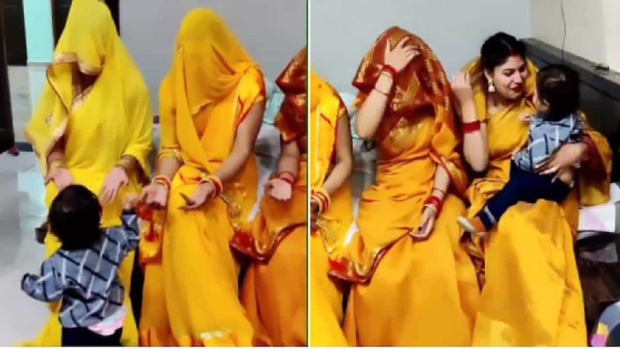 ಒಂದೇ ರೀತಿಯ ಸೀರೆಯುಟ್ಟ ಮಹಿಳೆಯರ ನಡುವೆ ಅಮ್ಮನನ್ನು ಹುಡುಕಿದ ಮಗು: ವಿಡಿಯೋ ವೈರಲ್ ಒಂದೇ ರೀತಿಯ ಸೀರೆಯುಟ್ಟ ಮಹಿಳೆಯರ ನಡುವೆ ಅಮ್ಮನನ್ನು ಹುಡುಕಿದ ಮಗು: ವಿಡಿಯೋ ವೈರಲ್