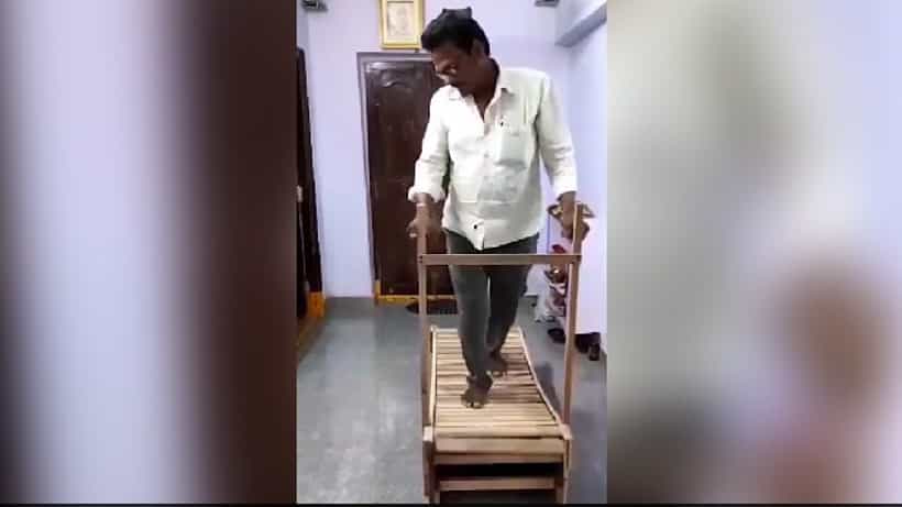 Viral Video: ಕರೆಂಟ್ ಇಲ್ಲದೆ ಚಲಿಸುವ ಈ ಮರದ ಟ್ರೆಡ್ಮಿಲ್ ವಿಡಿಯೋ ನೋಡಿ ಫಿಟ್ನೆಸ್ ಉತ್ಸಾಹಿಗಳು ಫಿದಾ