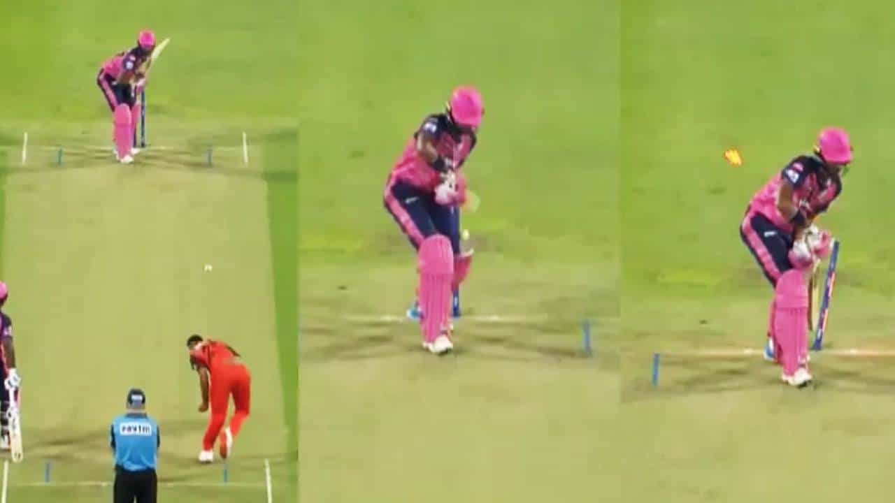 IPL 2022: ಉಮ್ರಾನ್ ಬೆಂಕಿ ಬೌಲಿಂಗ್: ಕಣ್ಣು ಮಿಟುಕಿಸುವಷ್ಟರಲ್ಲಿ ಪಡಿಕ್ಕಲ್ ಬೌಲ್ಡ್ IPL 2022: ಉಮ್ರಾನ್ ಬೆಂಕಿ ಬೌಲಿಂಗ್: ಕಣ್ಣು ಮಿಟುಕಿಸುವಷ್ಟರಲ್ಲಿ ಪಡಿಕ್ಕಲ್ ಬೌಲ್ಡ್