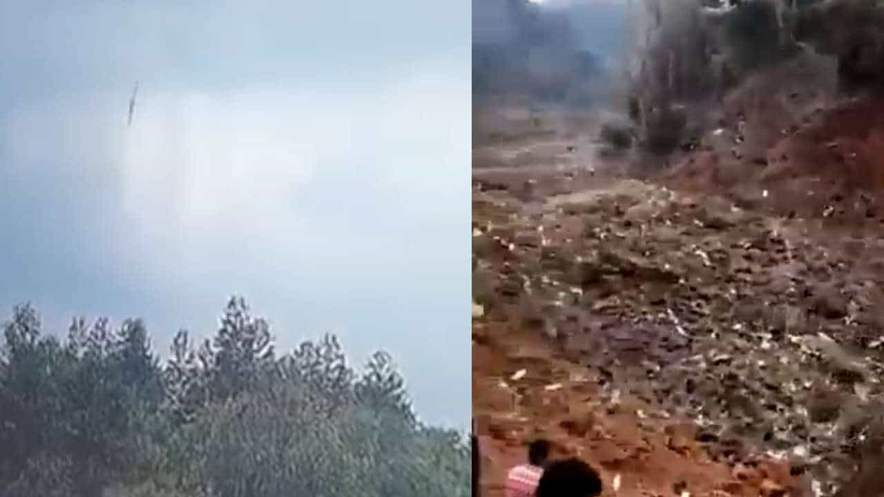 China Plane Crash: ವಿಮಾನ ವೇಗವಾಗಿ ಕೆಳಗೆ ಬಿದ್ದ ವಿಡಿಯೋ ವೈರಲ್​; ಪ್ರಯಾಣಿಕರು ಬದುಕುಳಿದ ಯಾವುದೇ ಕುರುಹೂ ಇಲ್ಲ