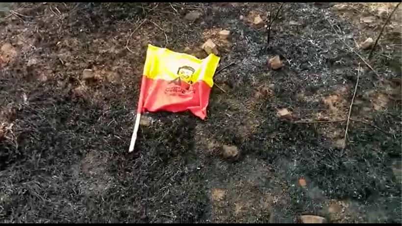 ಪುನೀತ್ ನಾಮಫಲಕ, ಕನ್ನಡ ಭಾವುಟಕ್ಕೆ ಅವಮಾನ; ಕಿಡಿಗೇಡಿಗಳ ಕೃತ್ಯಕ್ಕೆ ಸಿಸಿಟಿವಿ ದೃಶ್ಯವೇ ಸಾಕ್ಷಿ
