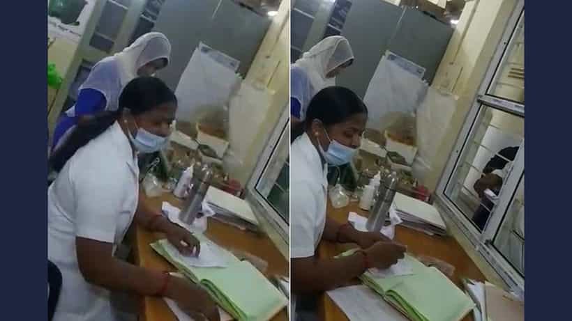 ರಾಯಚೂರು: ಕಾಸು ಕೊಟ್ಟರೆ ಮಾತ್ರ ಚಿಕಿತ್ಸೆ; ಸರ್ಕಾರಿ ಆಸ್ಪತ್ರೆಯಲ್ಲಿ ನರ್ಸ್ನಿಂದ ರೋಗಿಗಳ ಬಳಿ ಹಣಕ್ಕೆ ಒತ್ತಾಯ