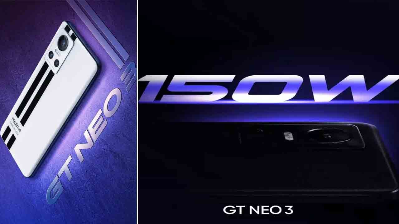 Realme GT Neo 3: 5 ನಿಮಿಷದಲ್ಲಿ 50% ಚಾರ್ಜ್: 150W ಫಾಸ್ಟ್ ಚಾರ್ಜರ್ನ ಹೊಸ ರಿಯಲ್ ಮಿ ಫೋನ್ ಬಿಡುಗಡೆ Realme GT Neo 3: 5 ನಿಮಿಷದಲ್ಲಿ 50% ಚಾರ್ಜ್: 150W ಫಾಸ್ಟ್ ಚಾರ್ಜರ್ನ ಹೊಸ ರಿಯಲ್ ಮಿ ಫೋನ್ ಬಿಡುಗಡೆ
