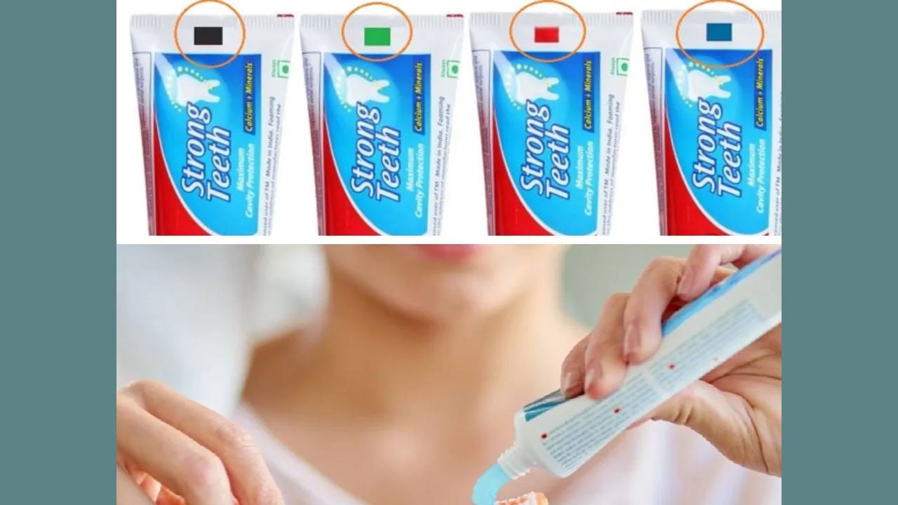 Color On Toothpaste Tube Meaning