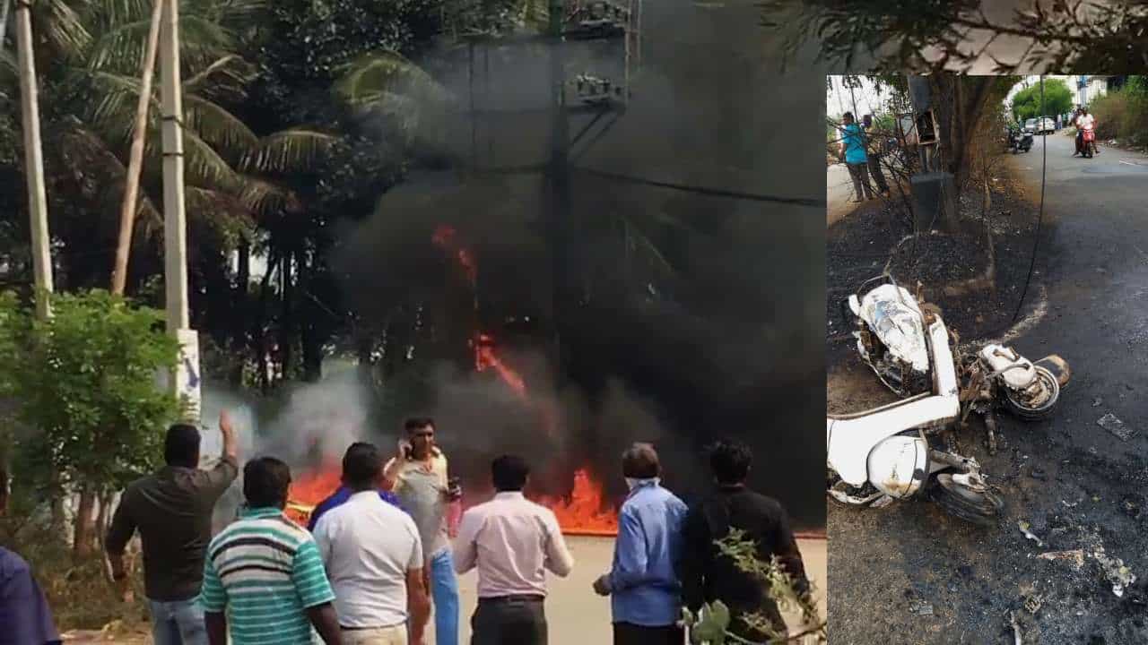 BESCOM Negligence: ಟ್ರಾನ್ಸ್ಫಾರ್ಮರ್ ಸ್ಫೋಟ, ಗಂಭೀರವಾಗಿ ಗಾಯಗೊಂಡಿದ್ದ ಅಪ್ಪನ ಸಾವು, ಮಗಳ ಸ್ಥಿತಿ ಗಂಭೀರ BESCOM Negligence: ಟ್ರಾನ್ಸ್ಫಾರ್ಮರ್ ಸ್ಫೋಟ, ಗಂಭೀರವಾಗಿ ಗಾಯಗೊಂಡಿದ್ದ ಅಪ್ಪನ ಸಾವು, ಮಗಳ ಸ್ಥಿತಿ ಗಂಭೀರ