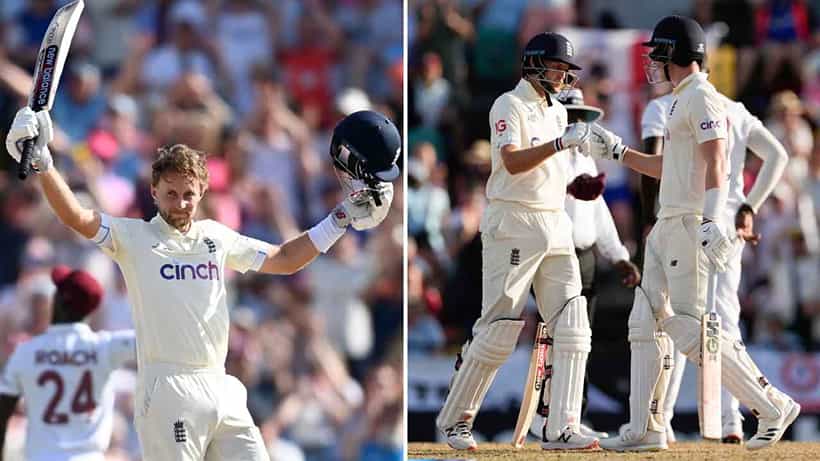 WI vs ENG: ಜೋ ರೂಟ್ ಆಕರ್ಷಕ ಶತಕ: ದ್ವಿತೀಯ ಟೆಸ್ಟ್ನಲ್ಲಿ ಬೃಹತ್ ಮೊತ್ತದತ್ತ ಇಂಗ್ಲೆಂಡ್