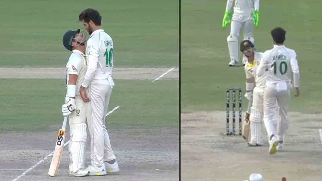PAK vs AUS: ಮೈದಾನದಲ್ಲೇ ಪಾಕಿಸ್ತಾನ ಬೌಲರ್ನ ಮೈಚಳಿ ಬಿಡಿಸಿದ ಡೇವಿಡ್ ವಾರ್ನರ್: ವಿಡಿಯೋ ನೋಡಿ PAK vs AUS: ಮೈದಾನದಲ್ಲೇ ಪಾಕಿಸ್ತಾನ ಬೌಲರ್ನ ಮೈಚಳಿ ಬಿಡಿಸಿದ ಡೇವಿಡ್ ವಾರ್ನರ್: ವಿಡಿಯೋ ನೋಡಿ
