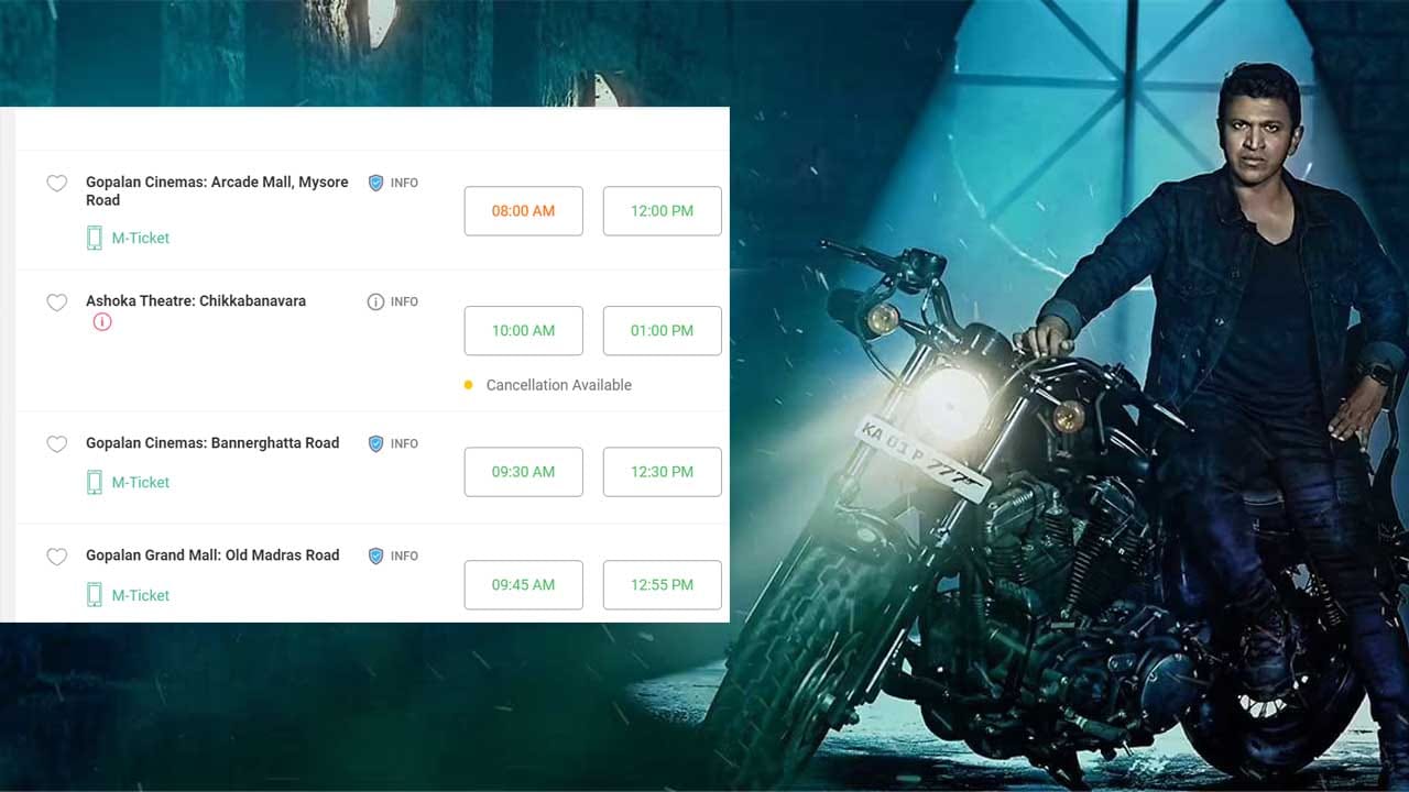 ‘ಜೇಮ್ಸ್’ ತಂಡದಿಂದ ಬಂಪರ್ ಆಫರ್; ಒಂದು ವಾರ ಮೊದಲೇ ಟಿಕೆಟ್ ಬುಕಿಂಗ್ ಓಪನ್ ‘ಜೇಮ್ಸ್’ ತಂಡದಿಂದ ಬಂಪರ್ ಆಫರ್; ಒಂದು ವಾರ ಮೊದಲೇ ಟಿಕೆಟ್ ಬುಕಿಂಗ್ ಓಪನ್