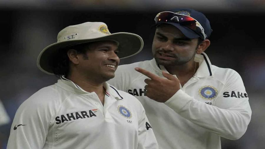 Virat Kohli 100th Test: ಅವತ್ತೇ ಫಸ್ಟ್ ನಾನು ಕೊಹ್ಲಿ ಹೆಸರು ಕೇಳಿದ್ದು! ವಿರಾಟ್ ಯಶಸ್ಸಿನ ದಿನಗಳ ಬಗ್ಗೆ ಸಚಿನ್ ಮಾತು Virat Kohli 100th Test: ಅವತ್ತೇ ಫಸ್ಟ್ ನಾನು ಕೊಹ್ಲಿ ಹೆಸರು ಕೇಳಿದ್ದು! ವಿರಾಟ್ ಯಶಸ್ಸಿನ ದಿನಗಳ ಬಗ್ಗೆ ಸಚಿನ್ ಮಾತು