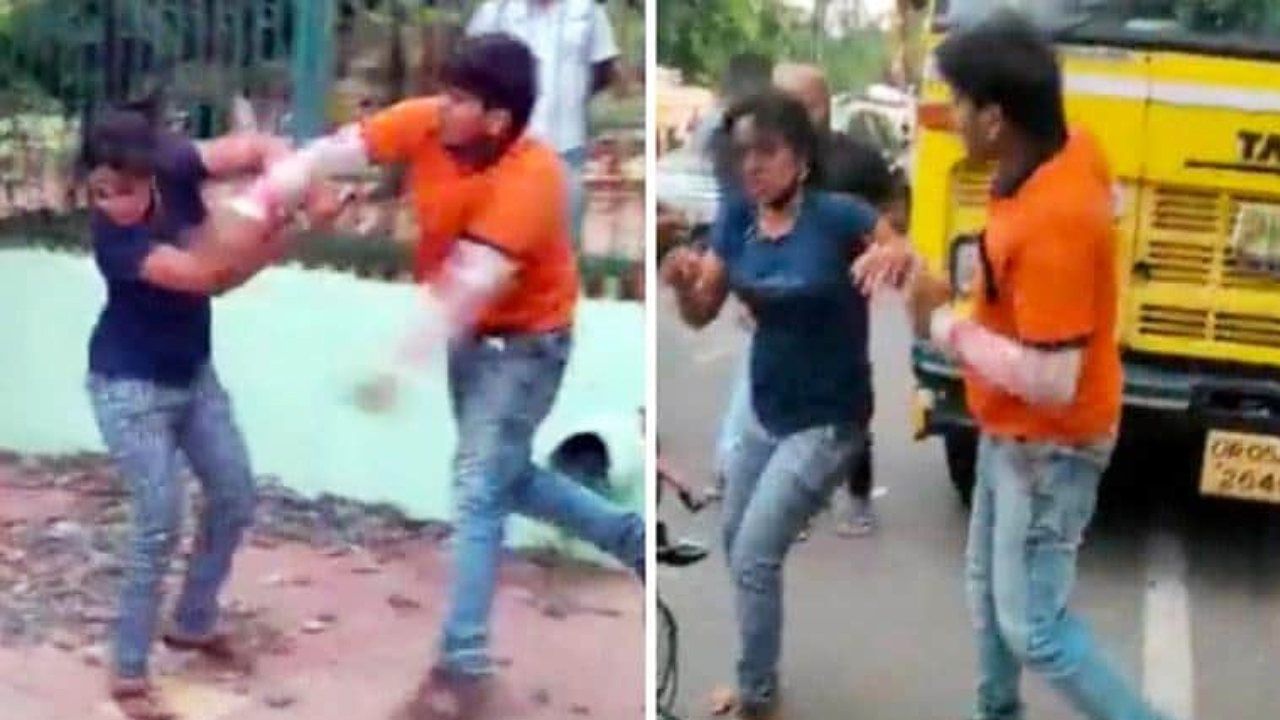 Viral: ಪ್ರೇಮಿಗಳ ಜಗಳ ಬಿಡಿಸಲು ಹೋಗಿ ತಾನೇ ಜಗಳಕ್ಕೆ ನಿಂತ ಫುಡ್ ಡೆಲಿವರಿ ಬಾಯ್; ಹಲ್ಲೆ ನಡೆಸುತ್ತಿರುವ ವಿಡಿಯೋ ವೈರಲ್