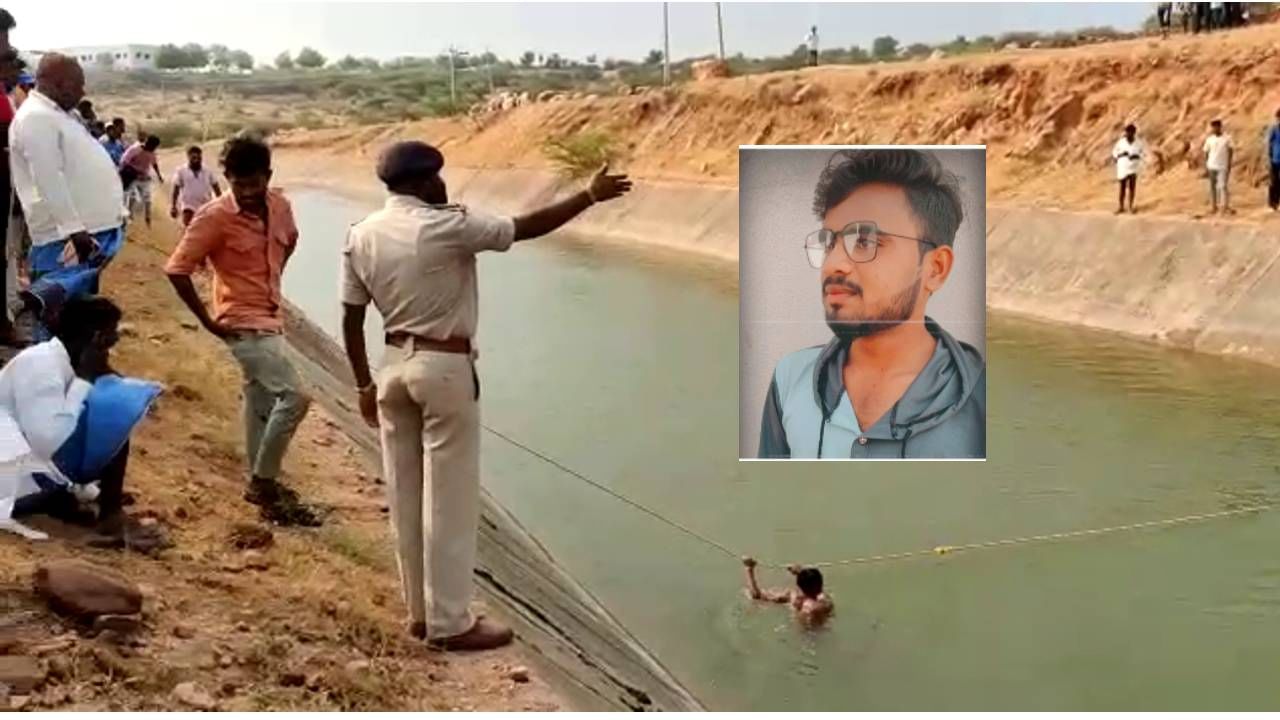 ಖಾನಾಪುರ ಬಳಿ ಕಾರು ಪಲ್ಟಿಯಾಗಿ ತಂದೆ ಮಗ ಸಾವು; ಈಜುಬಾರದಿದ್ದರೂ ಕಾಲುವೆಗೆ ಇಳಿದ ವಿದ್ಯಾರ್ಥಿ ‌ನೀರು‌ಪಾಲು