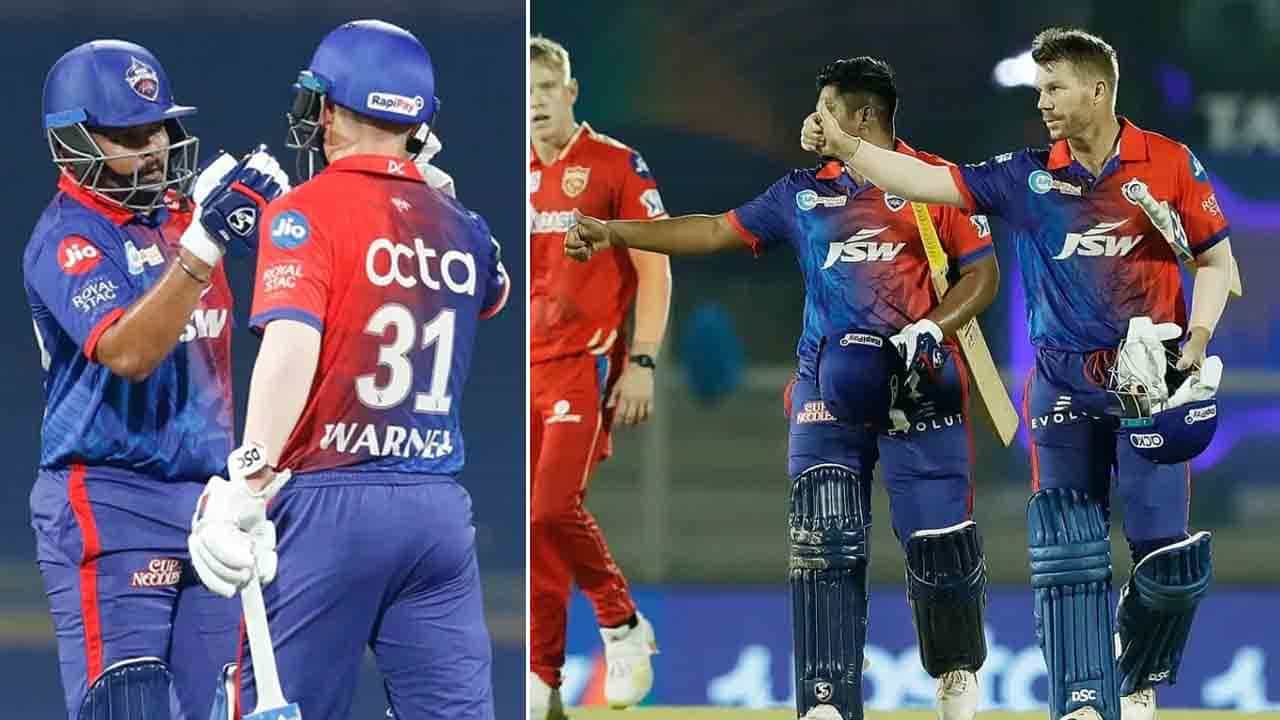 DC vs PBKS, IPL 2022: 6.3 ಓವರ್ನಲ್ಲಿ 83 ರನ್: ವಾರ್ನರ್-ಪೃಥ್ವಿ ಶಾ ಸಿಡಿಲಬ್ಬರದ ಬ್ಯಾಟಿಂಗ್ ಹೇಗಿತ್ತು ನೋಡಿ DC vs PBKS, IPL 2022: 6.3 ಓವರ್ನಲ್ಲಿ 83 ರನ್: ವಾರ್ನರ್-ಪೃಥ್ವಿ ಶಾ ಸಿಡಿಲಬ್ಬರದ ಬ್ಯಾಟಿಂಗ್ ಹೇಗಿತ್ತು ನೋಡಿ