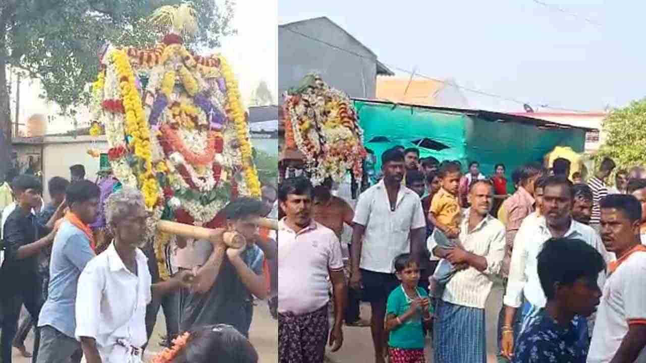 ತುಮಕೂರಿನಲ್ಲಿ ದಲಿತರ ಬೀದಿಗೆ ದೇವರನ್ನ ಕಳುಹಿಸಲು ಹಿಂದೇಟು! ದಲಿತರಿಗೆ ಅವಾಚ್ಯ ಶಬ್ದಗಳಿಂದ ನಿಂದನೆ