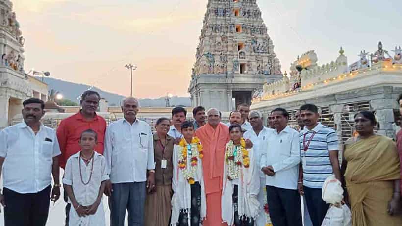 ಬೀದರ್ನಿಂದ ಮಲೆ ಮಹದೇಶ್ವರ ಬೆಟ್ಟಕ್ಕೆ ಅವಳಿ ಸಹೋದರರ ಸೈಕಲ್ ಸವಾರಿ ಅಂತ್ಯ; ಮಹದೇಶ್ವರನ ದರ್ಶನ ಮಾಡಿ ವಿಶೇಷ ಪೂಜೆ