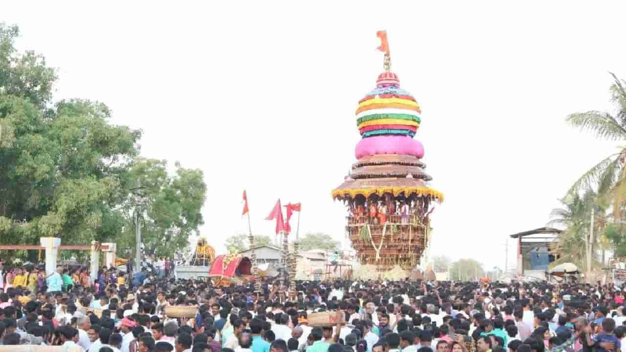 ನಾರದಮುನಿ ಸ್ವಾಮಿ ರಥೋತ್ಸವ ವೇಳೆ ರಥದ ಚಕ್ರಕ್ಕೆ ಸಿಲುಕಿ ಭಕ್ತ ಸಾವು